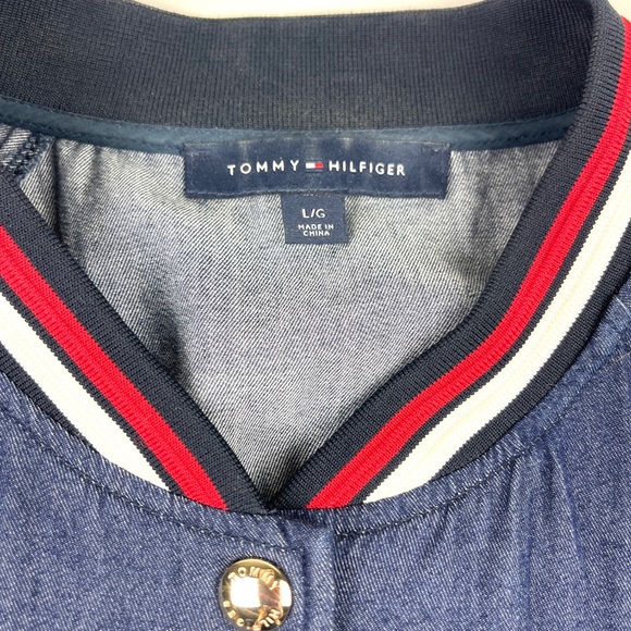 Vintage Women’s Tommy Hilfiger Bomber Jacket Size Large - Picture 2 of 3